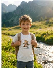 Detské bavlnené tričko - Medvedík