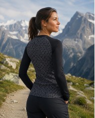 THERMOWAVE MERINO SNOWFALL DAMEN-T-SHIRT