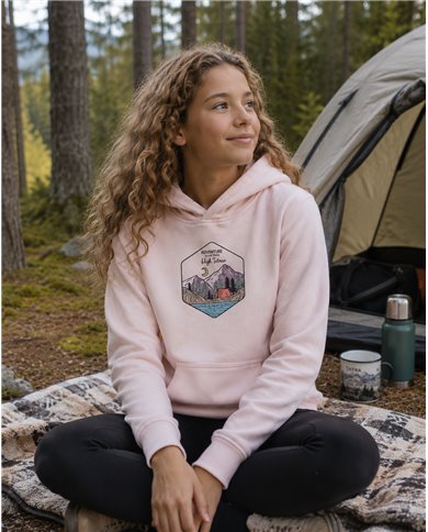 Dievčenská mikina s kapucňou - Camp
