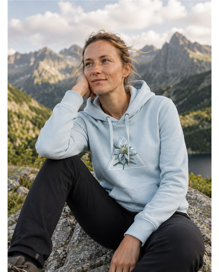 TATLAND WOMEN'S HOODIE EDELWISS