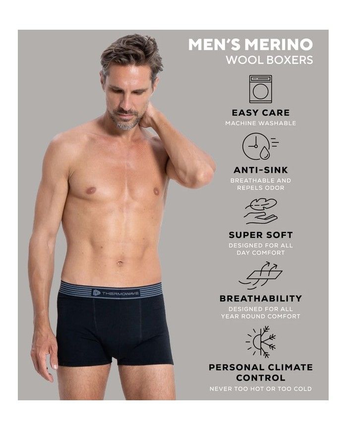 THERMOWAVE LIFE MERINO M´S BOXERS