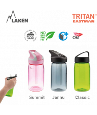 LAKEN JANNU TRITAN plastová flaša 450ml svetloružová BPA FREE